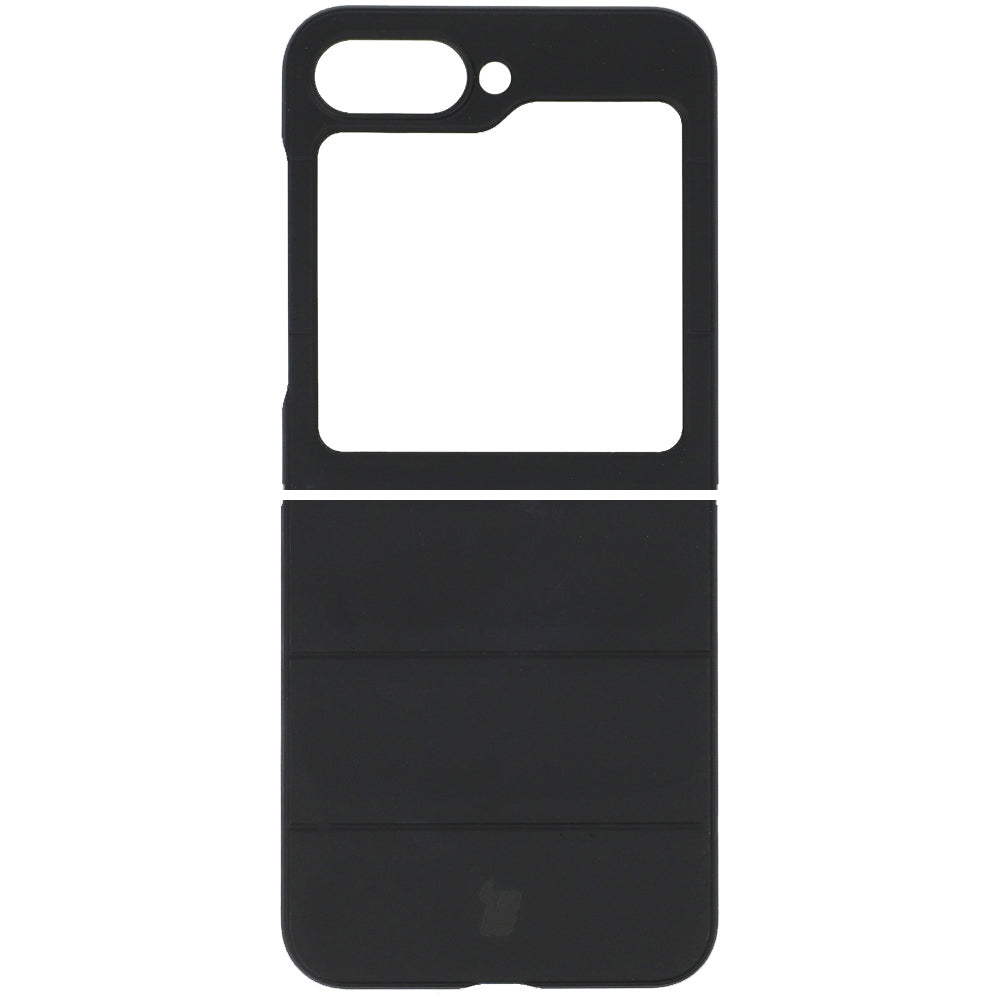 Robuste Handyhülle für Galaxy Z Flip7 FE / Z Flip6, Bizon Case Tur, Schwarz