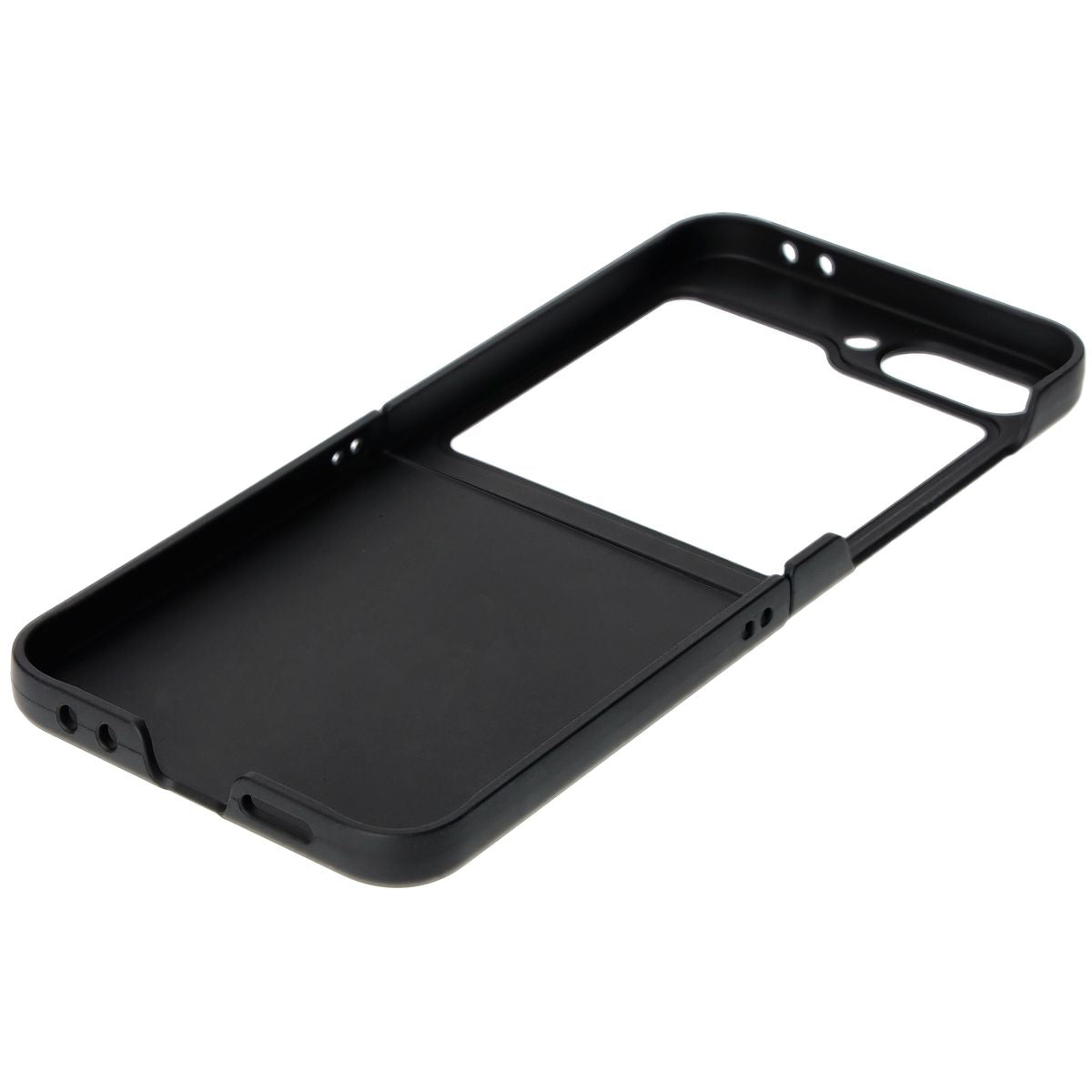 Robuste Handyhülle für Galaxy Z Flip7 FE / Z Flip6, Bizon Case Tur, Schwarz
