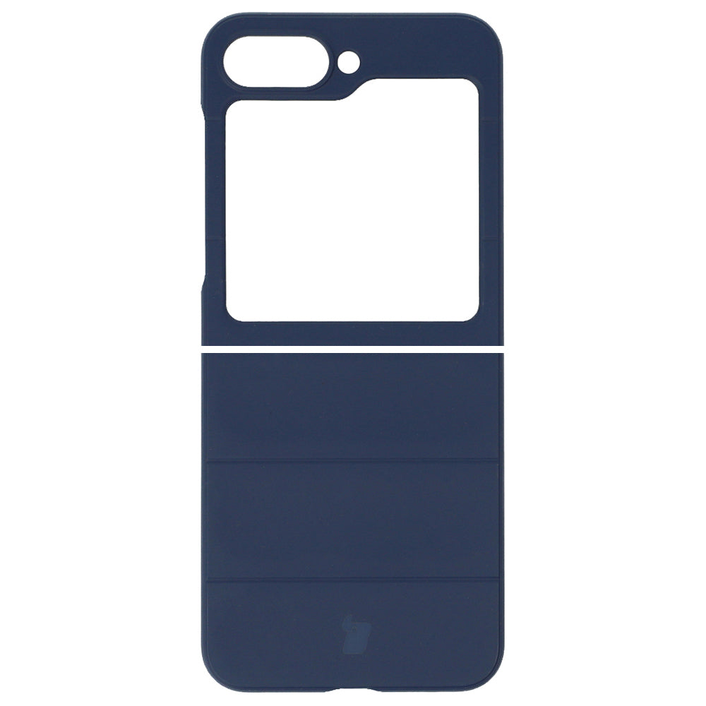 Robuste Handyhülle für Galaxy Z Flip7 FE / Z Flip6, Bizon Case Tur, Dunkelblau