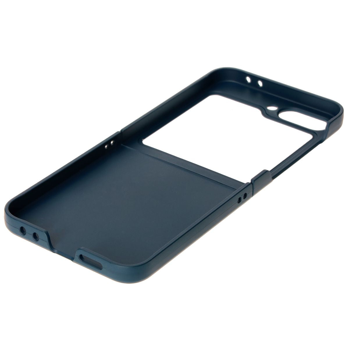 Robuste Handyhülle für Galaxy Z Flip7 FE / Z Flip6, Bizon Case Tur, Dunkelblau