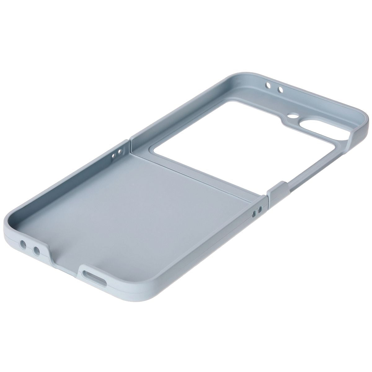 Robuste Handyhülle für Galaxy Z Flip7 FE / Z Flip6, Bizon Case Tur, Hellblau
