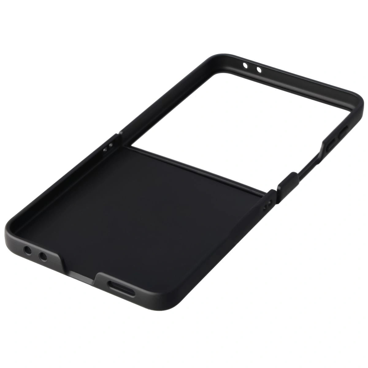 Robuste Handyhülle für Galaxy Z Flip7, Bizon Case Tur, Schwarz
