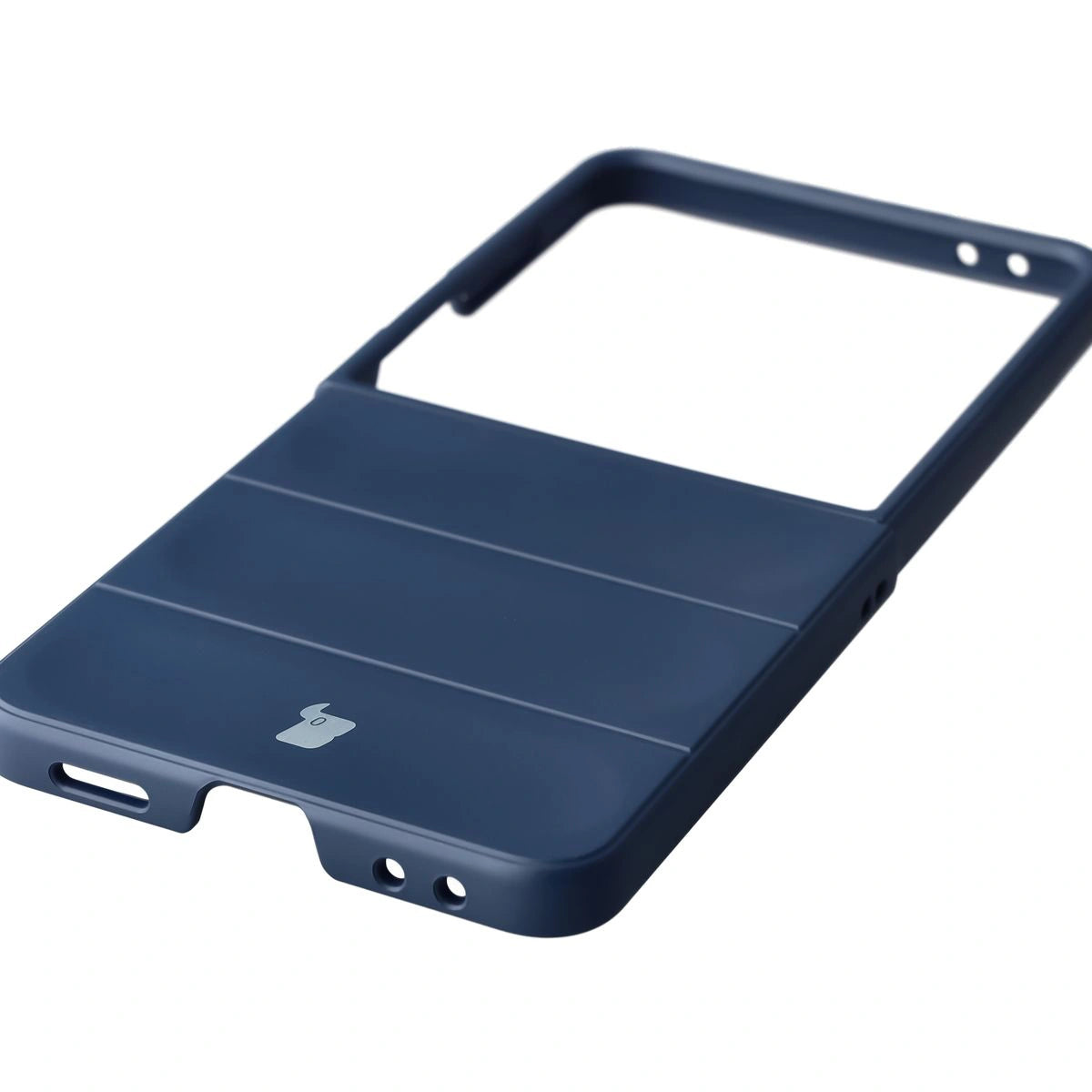 Robuste Handyhülle für Galaxy Z Flip7, Bizon Case Tur, Dunkelblau