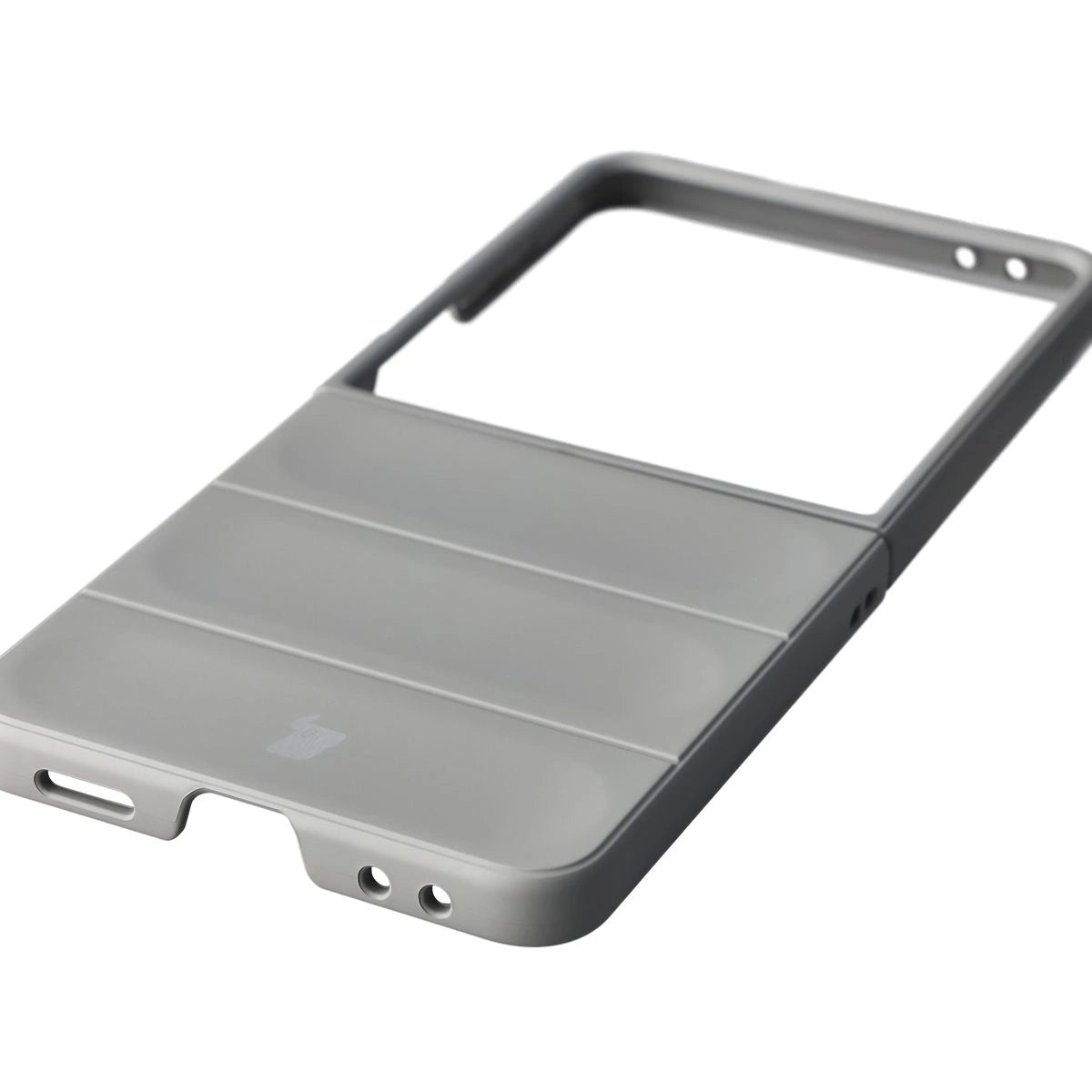 Robuste Handyhülle für Galaxy Z Flip7, Bizon Case Tur, Hellgrau