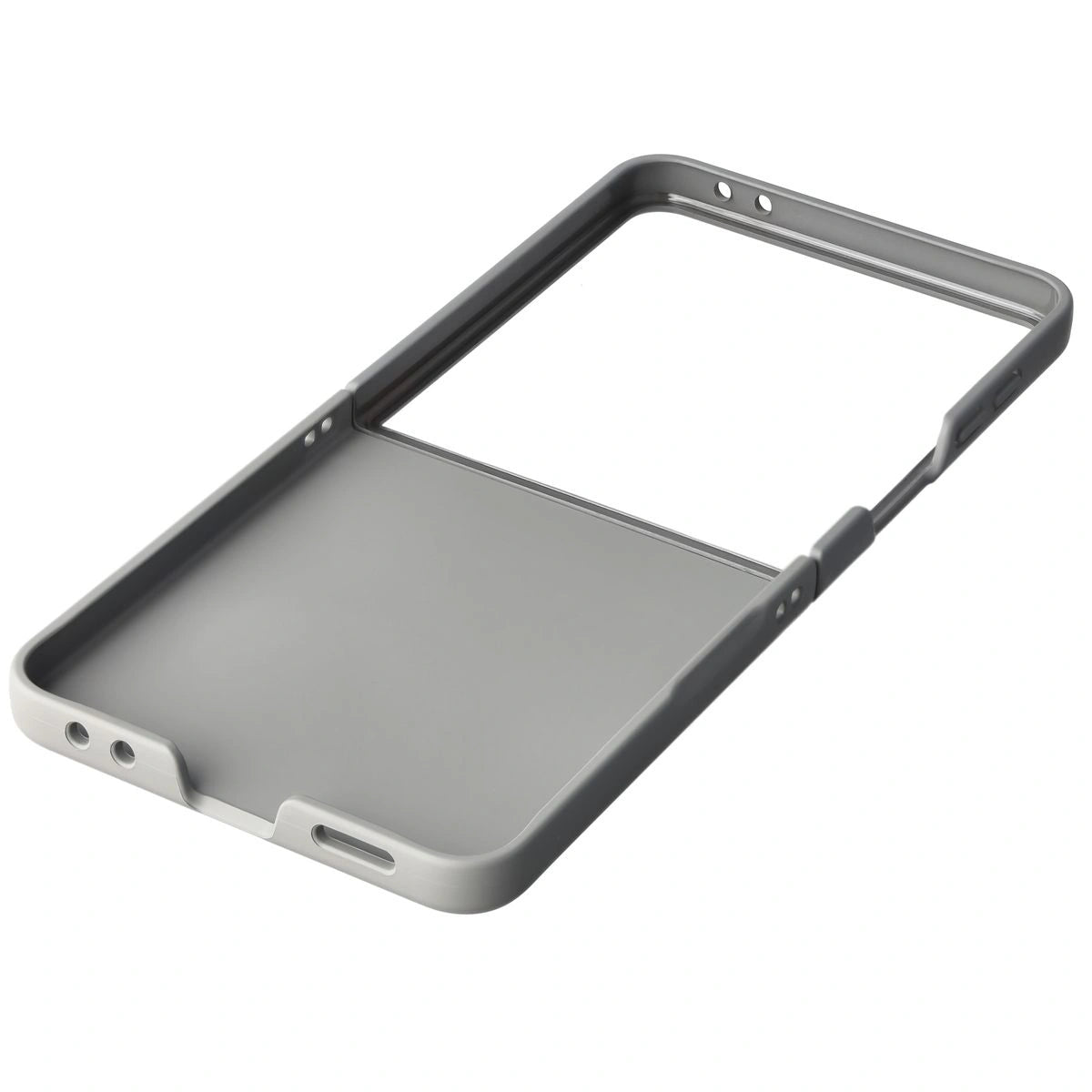 Robuste Handyhülle für Galaxy Z Flip7, Bizon Case Tur, Hellgrau