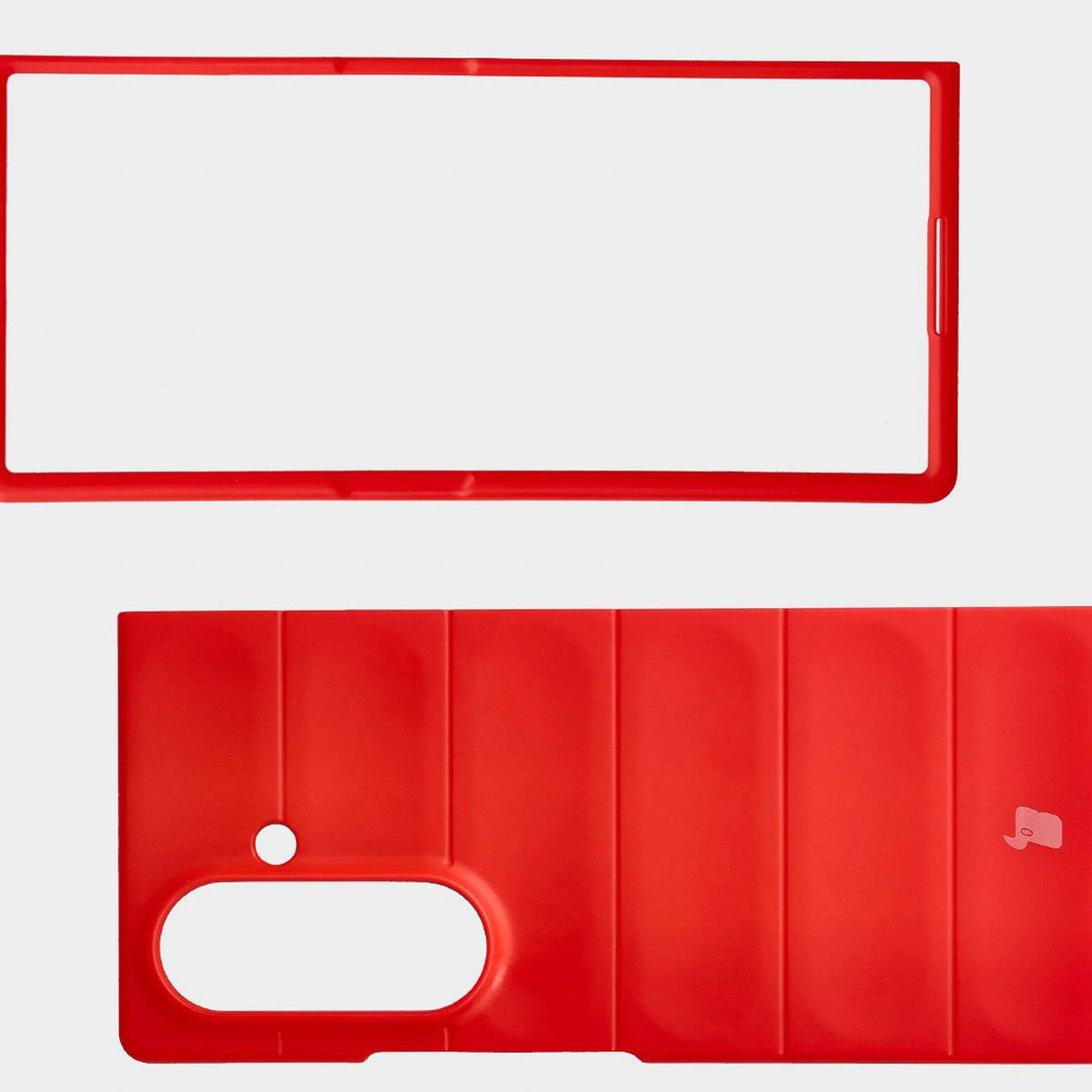 Robuste Handyhülle für Galaxy Z Fold7, Bizon Case Tur, Rot