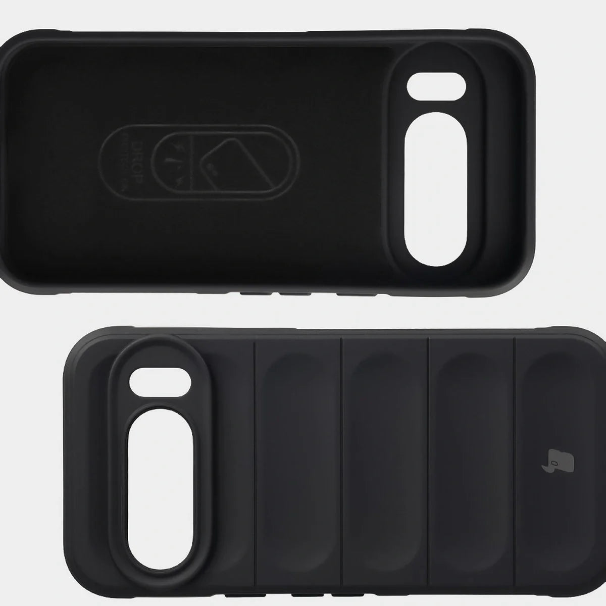 Robuste Handyhülle für Google Pixel 10 / 10 Pro, Bizon Case Tur, Schwarz
