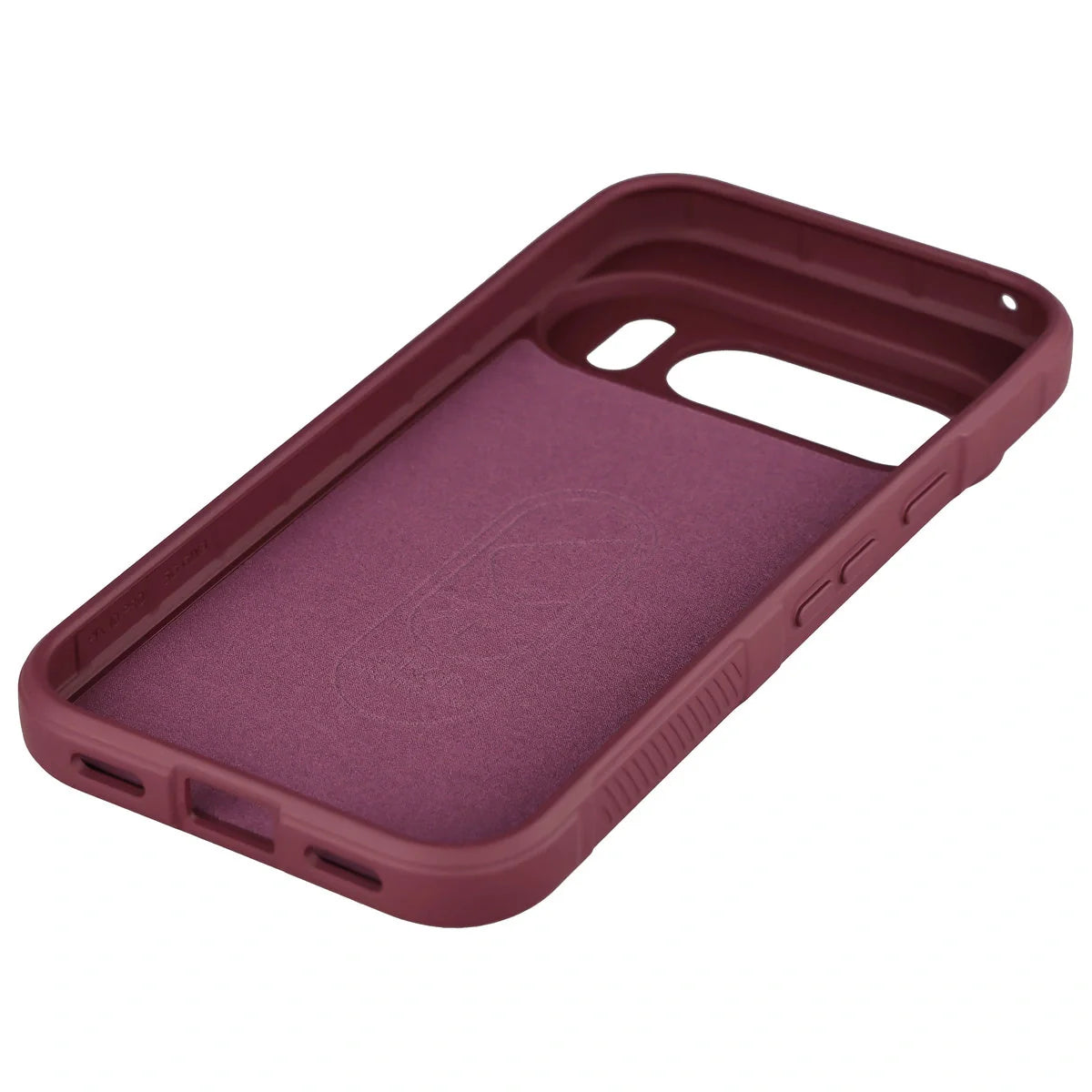 Robuste Handyhülle für Google Pixel 10 / 10 Pro, Bizon Case Tur, Burgunderrot