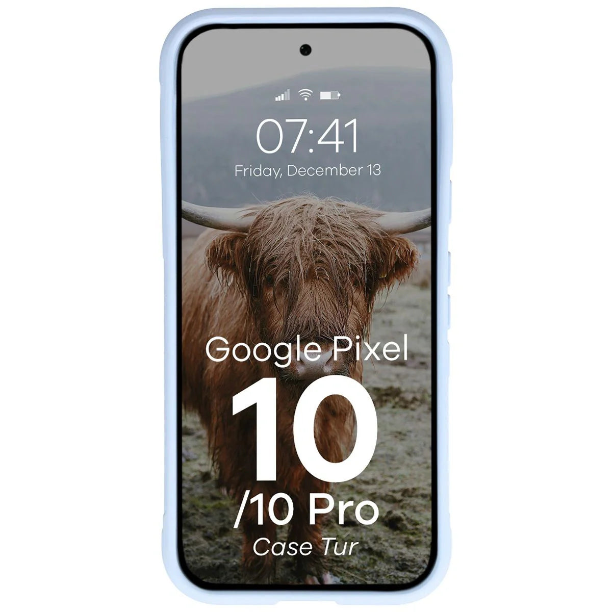 Robuste Handyhülle für Google Pixel 10 / 10 Pro, Bizon Case Tur, Hellblau