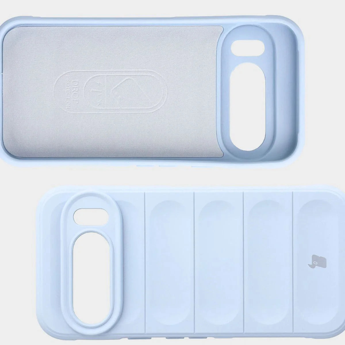 Robuste Handyhülle für Google Pixel 10 / 10 Pro, Bizon Case Tur, Hellblau