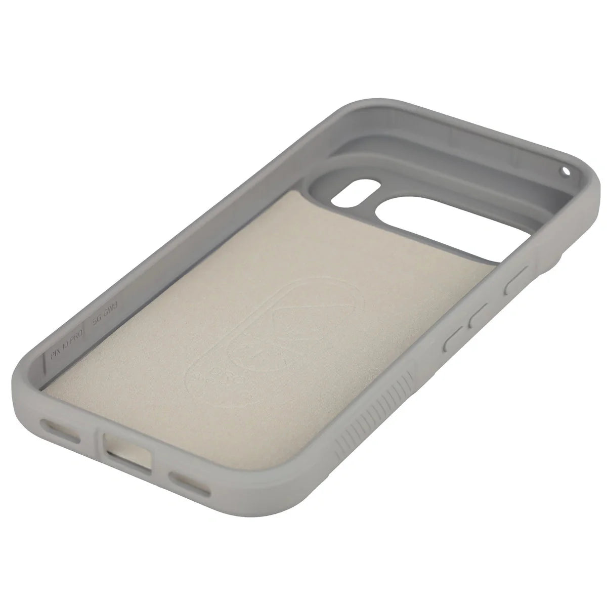Robuste Handyhülle für Google Pixel 10 / 10 Pro, Bizon Case Tur, Hellgrau