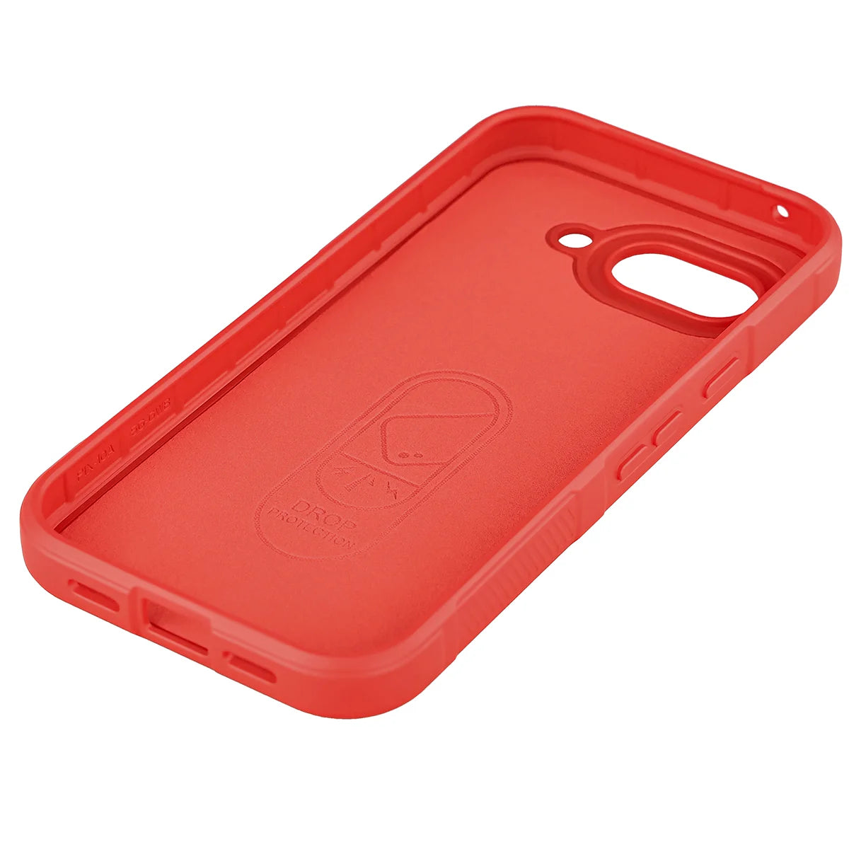 Robuste Handyhülle für Google Pixel 10a, Bizon Case Tur, Rot