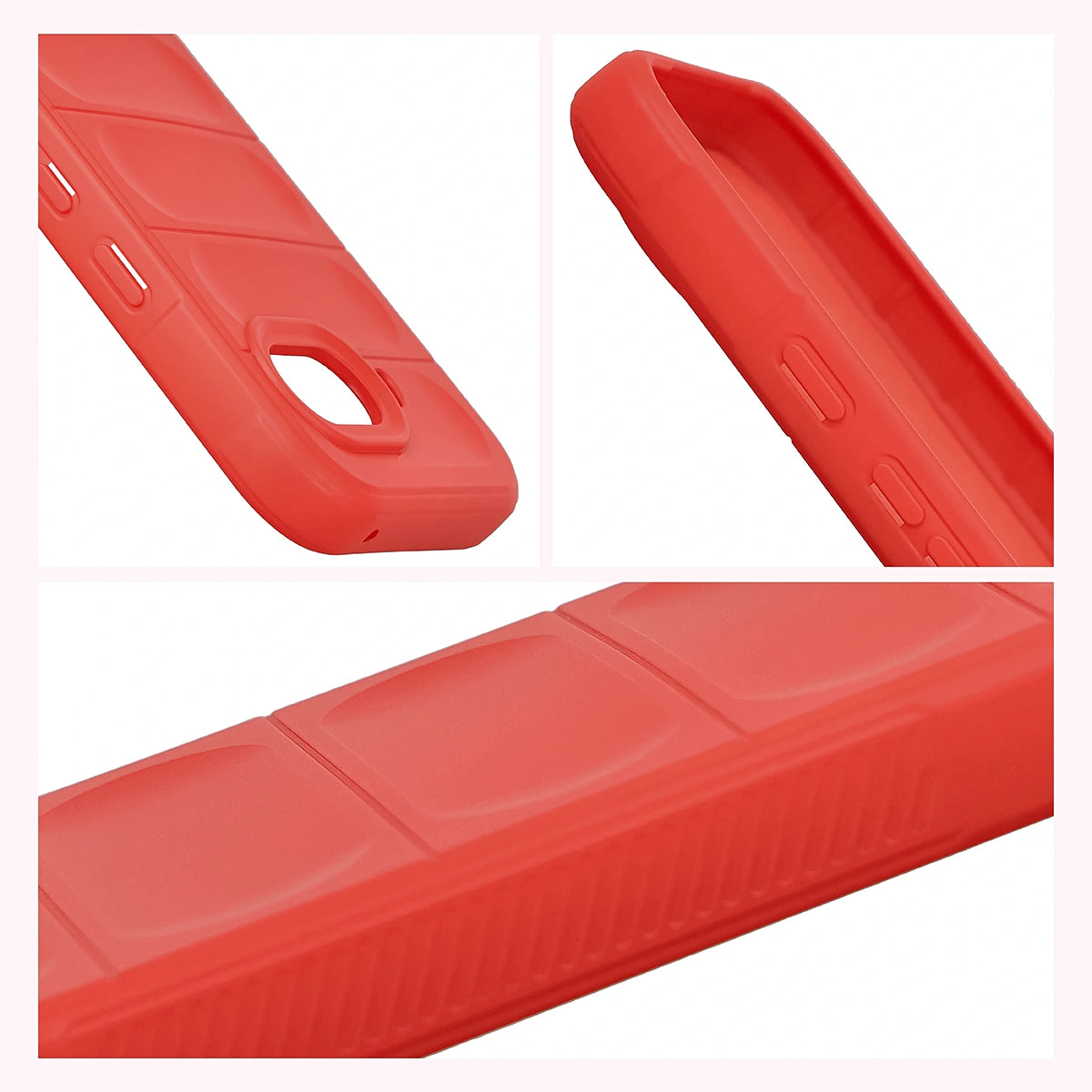 Robuste Handyhülle für Google Pixel 10a, Bizon Case Tur, Rot