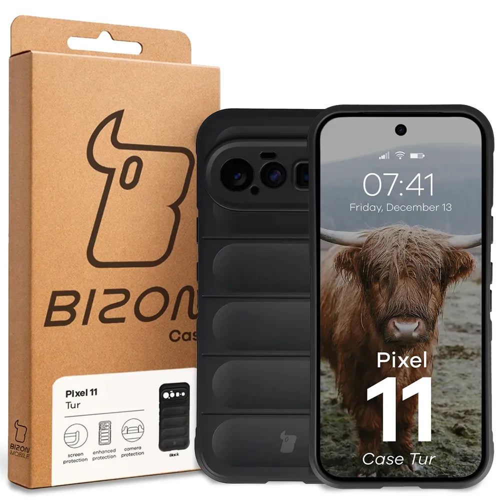 Robuste Handyhülle für Google Pixel 11, Bizon Case Tur, Schwarz (8/8)