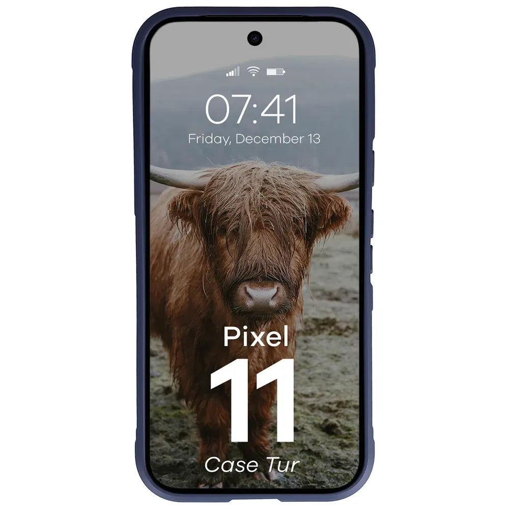 Robuste Handyhülle für Google Pixel 11, Bizon Case Tur, Dunkelblau (5/8)