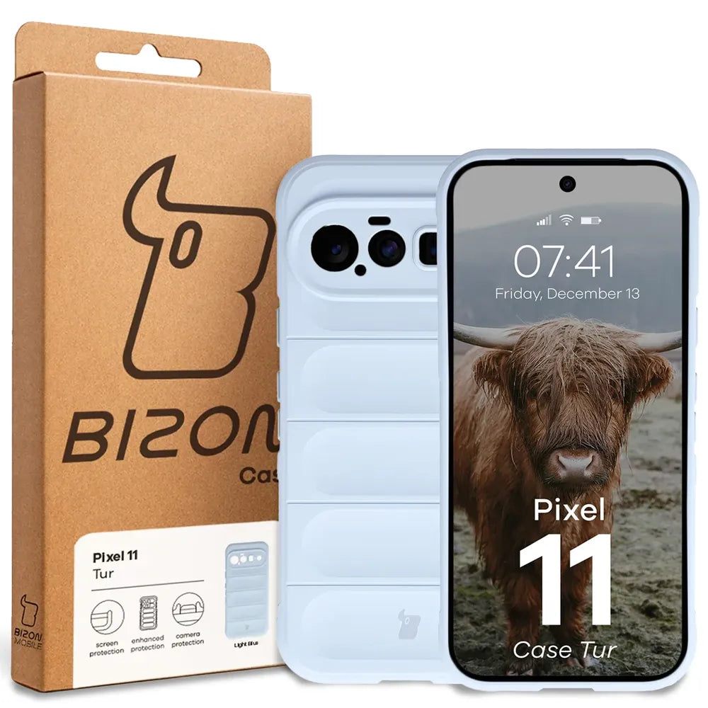 Robuste Handyhülle für Google Pixel 11, Bizon Case Tur, Hellblau (8/8)