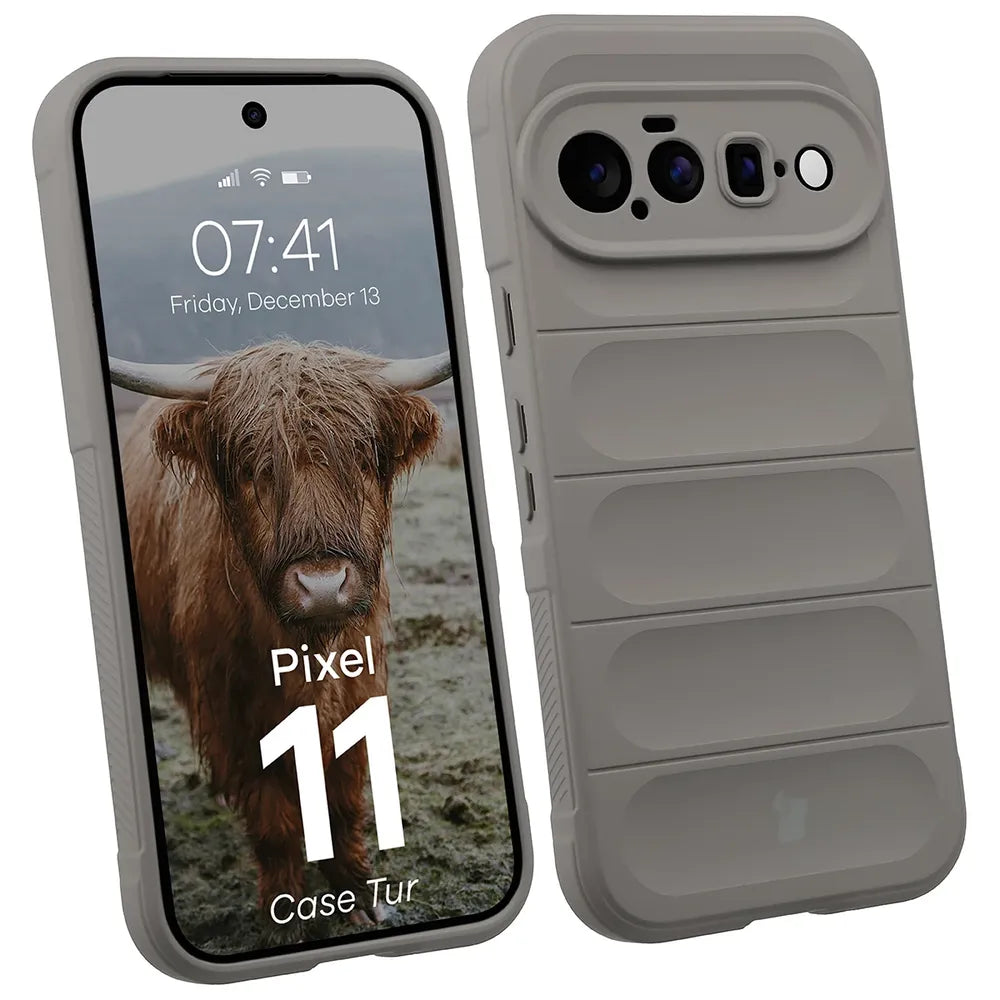 Robuste Handyhülle für Google Pixel 11, Bizon Case Tur, Hellgrau (1/8)