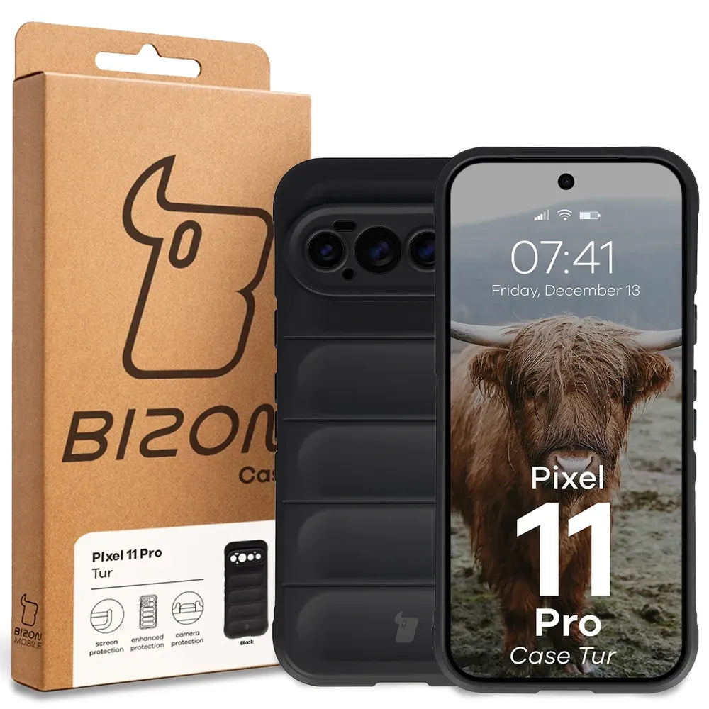 Robuste Handyhülle für Google Pixel 11 Pro, Bizon Case Tur, Schwarz (8/8)