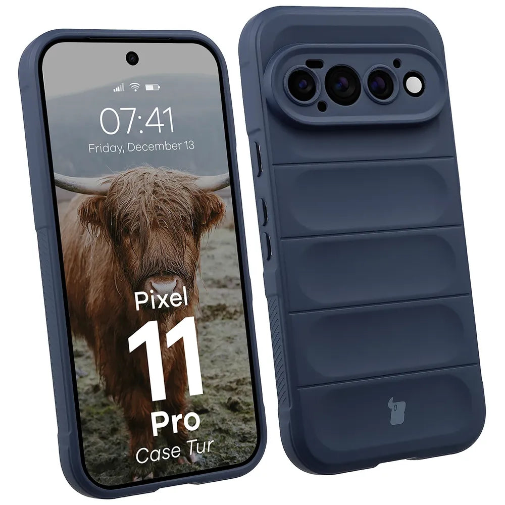 Robuste Handyhülle für Google Pixel 11 Pro, Bizon Case Tur, Dunkelblau (1/8)