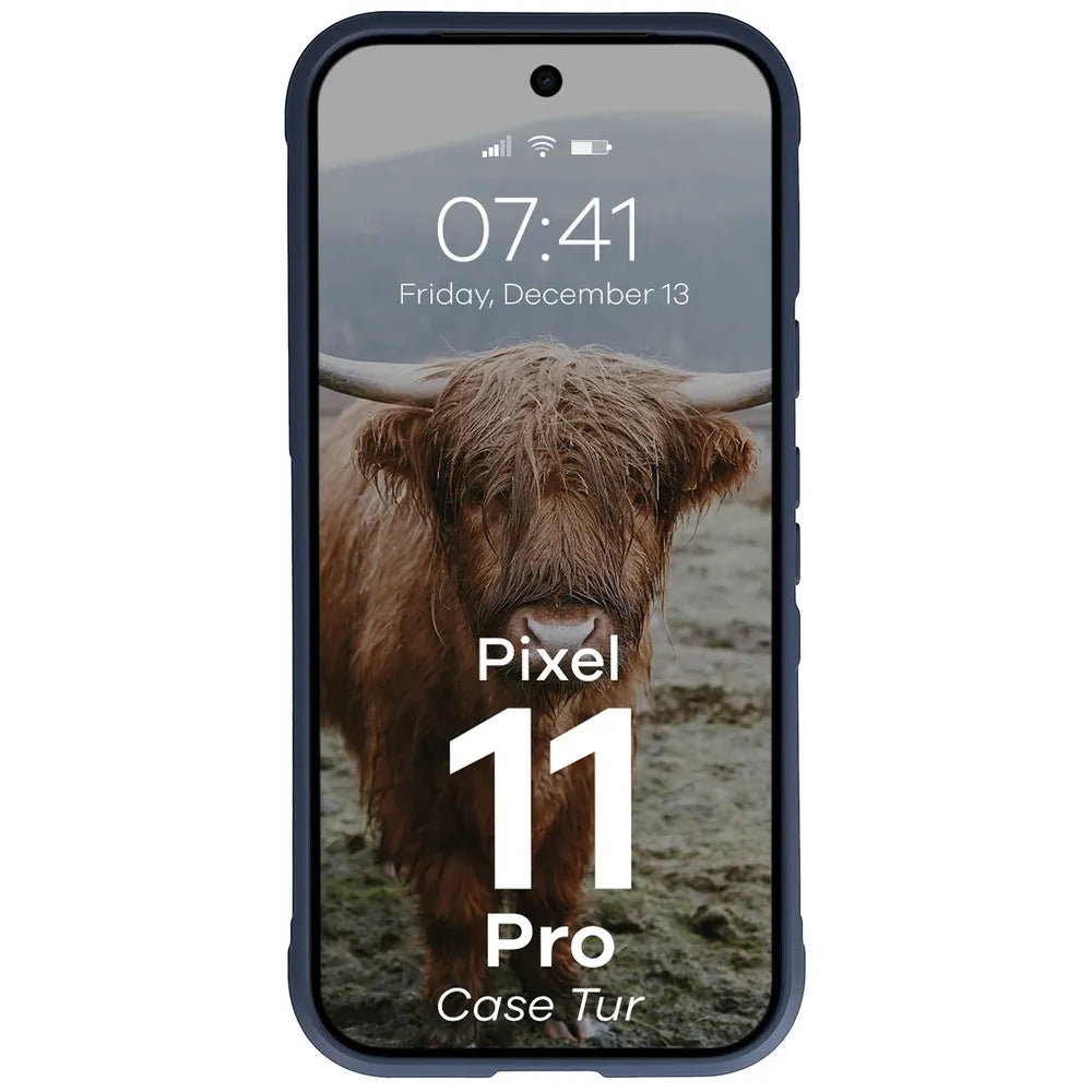 Robuste Handyhülle für Google Pixel 11 Pro, Bizon Case Tur, Dunkelblau (5/8)