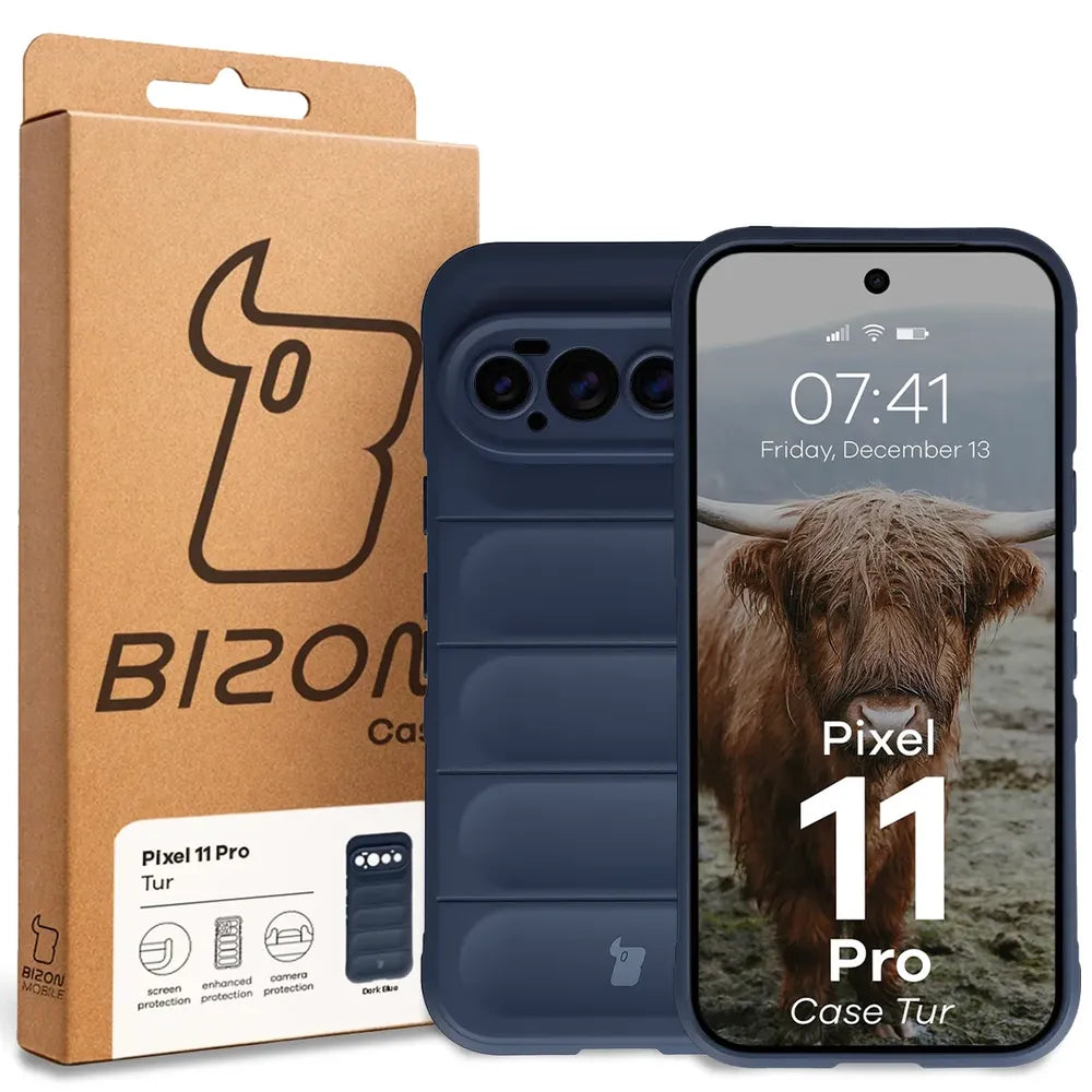 Robuste Handyhülle für Google Pixel 11 Pro, Bizon Case Tur, Dunkelblau (8/8)