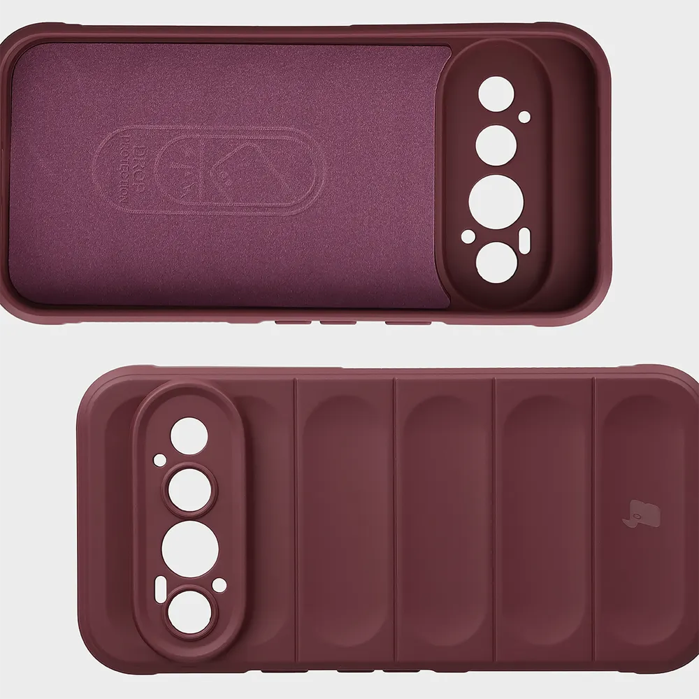 Robuste Handyhülle für Google Pixel 11 Pro, Bizon Case Tur, Burgunderrot (6/8)