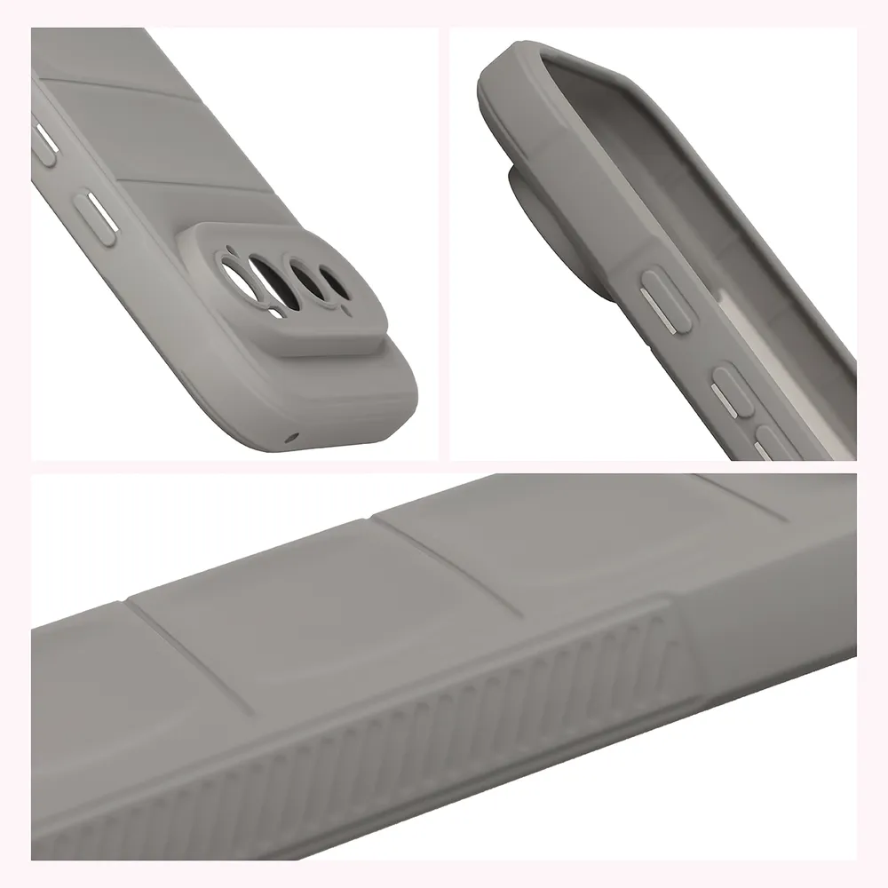 Robuste Handyhülle für Google Pixel 11 Pro, Bizon Case Tur, Hellgrau (7/8)