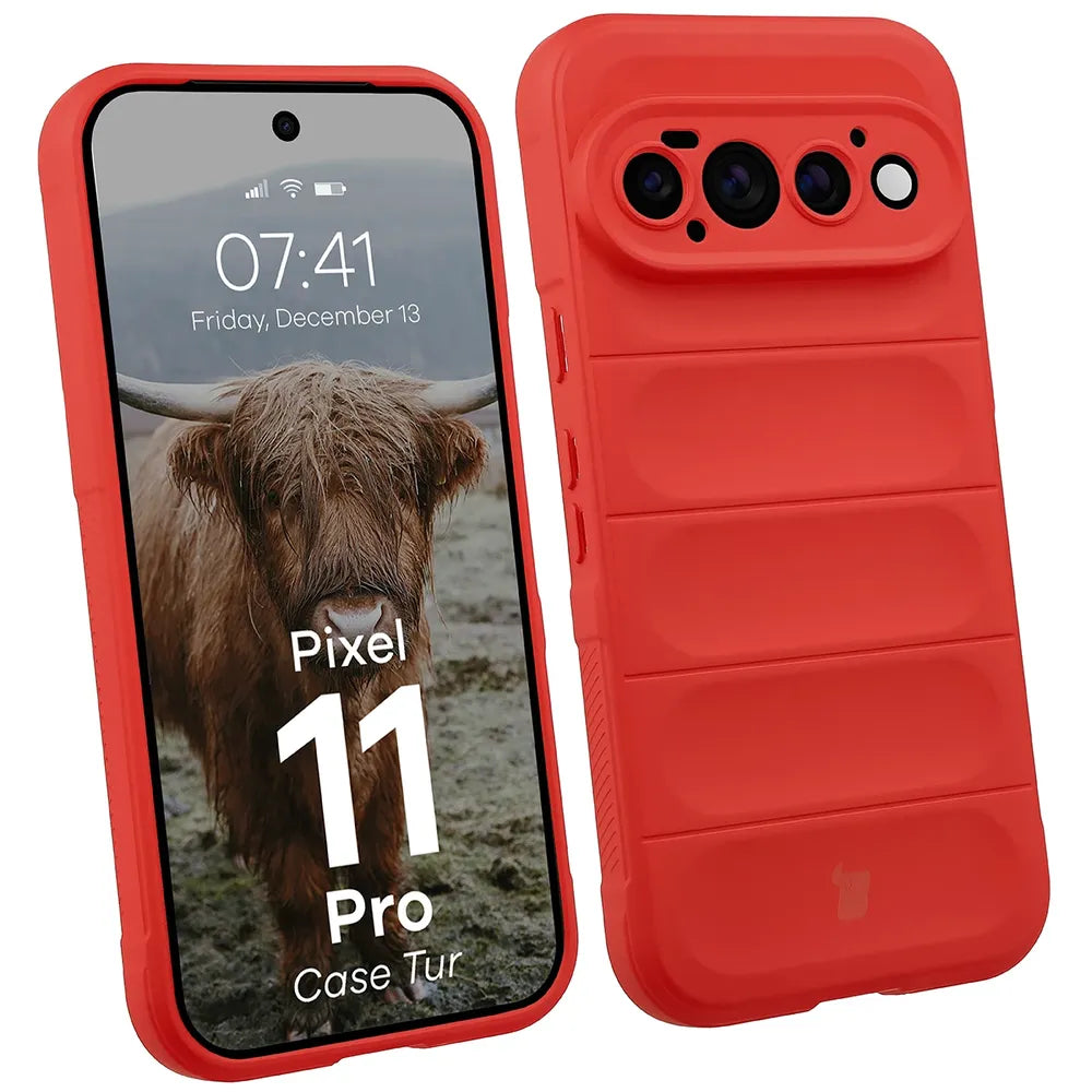 Robuste Handyhülle für Google Pixel 11 Pro, Bizon Case Tur, Rot (1/8)
