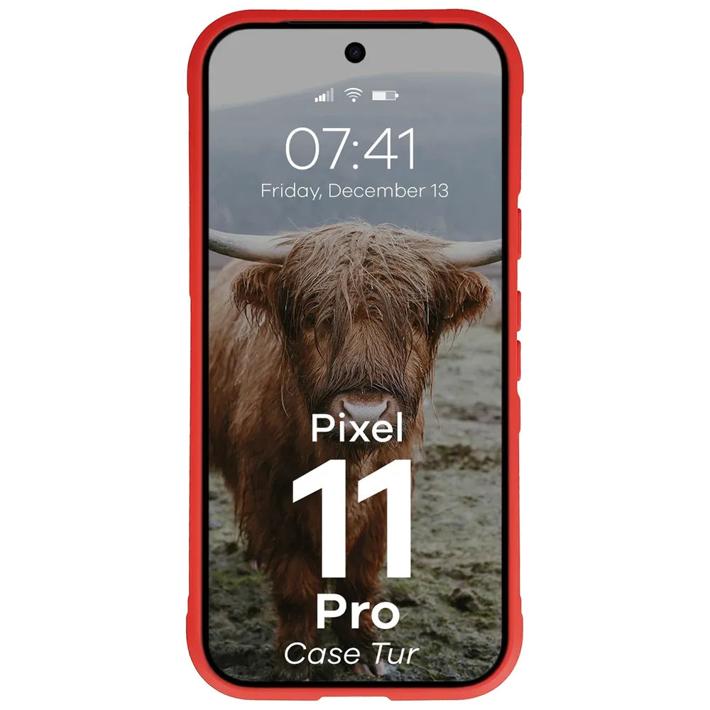 Robuste Handyhülle für Google Pixel 11 Pro, Bizon Case Tur, Rot (5/8)