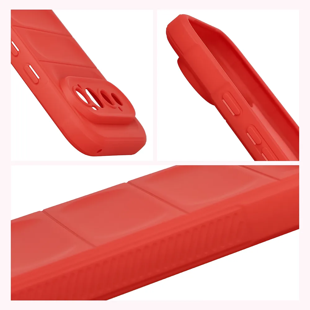 Robuste Handyhülle für Google Pixel 11 Pro, Bizon Case Tur, Rot (7/8)
