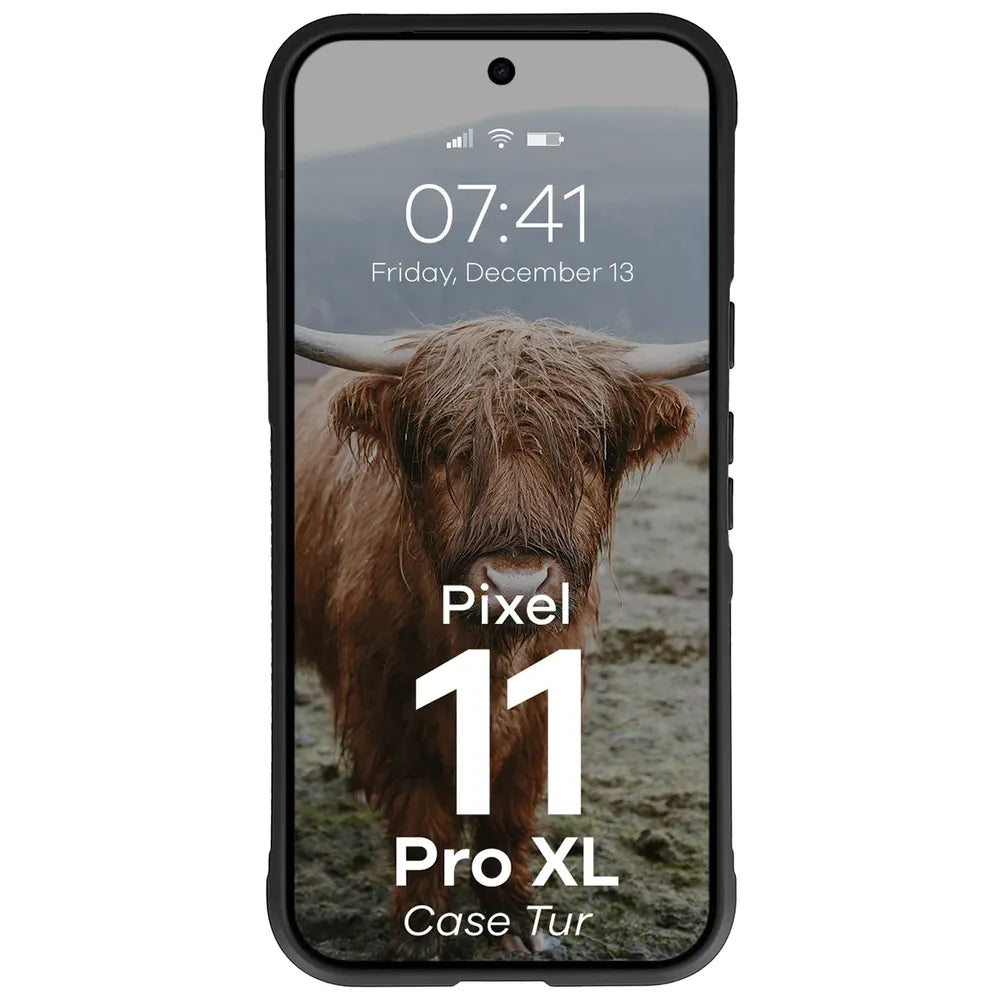 Robuste Handyhülle für Google Pixel 11 Pro XL, Bizon Case Tur, Schwarz (5/8)