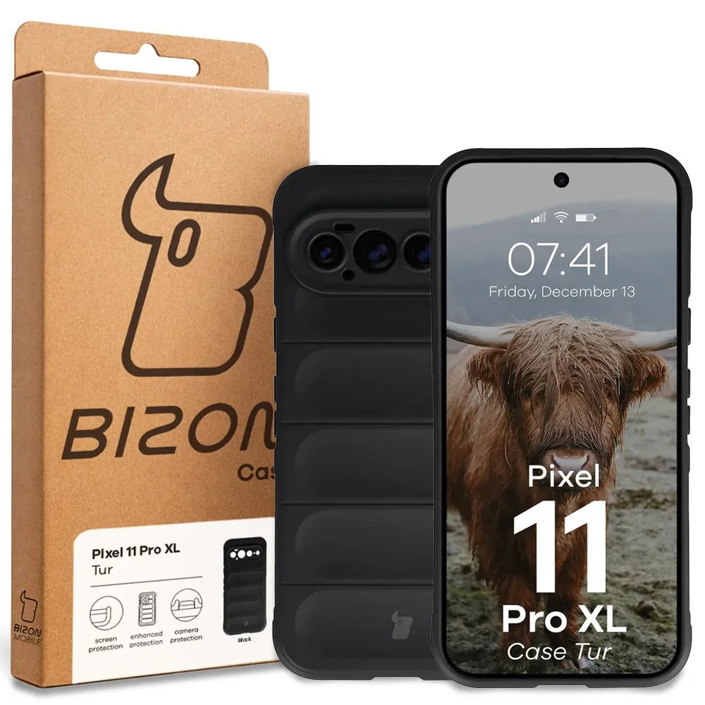 Robuste Handyhülle für Google Pixel 11 Pro XL, Bizon Case Tur, Schwarz (8/8)