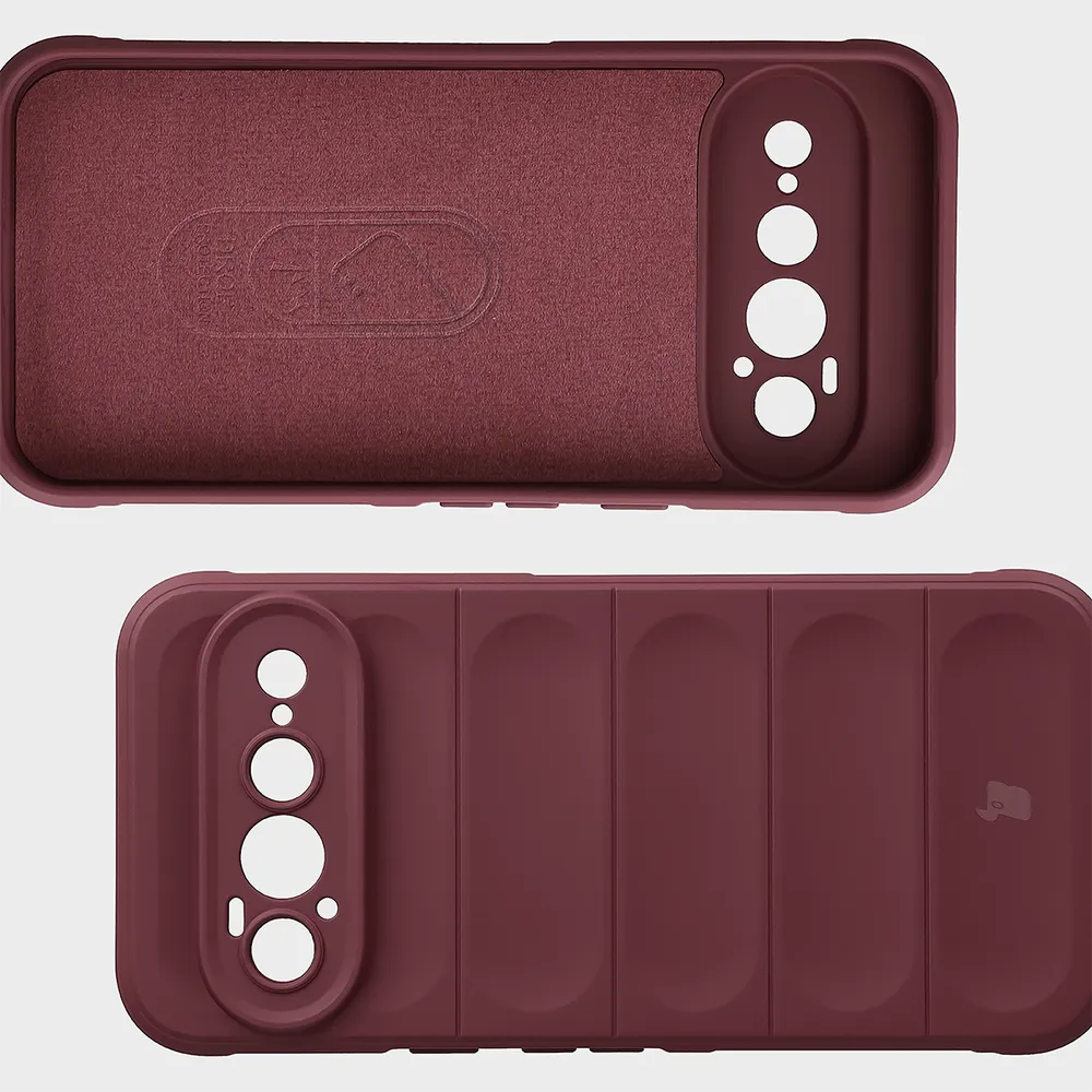 Robuste Handyhülle für Google Pixel 11 Pro XL, Bizon Case Tur, Burgunderrot (6/8)