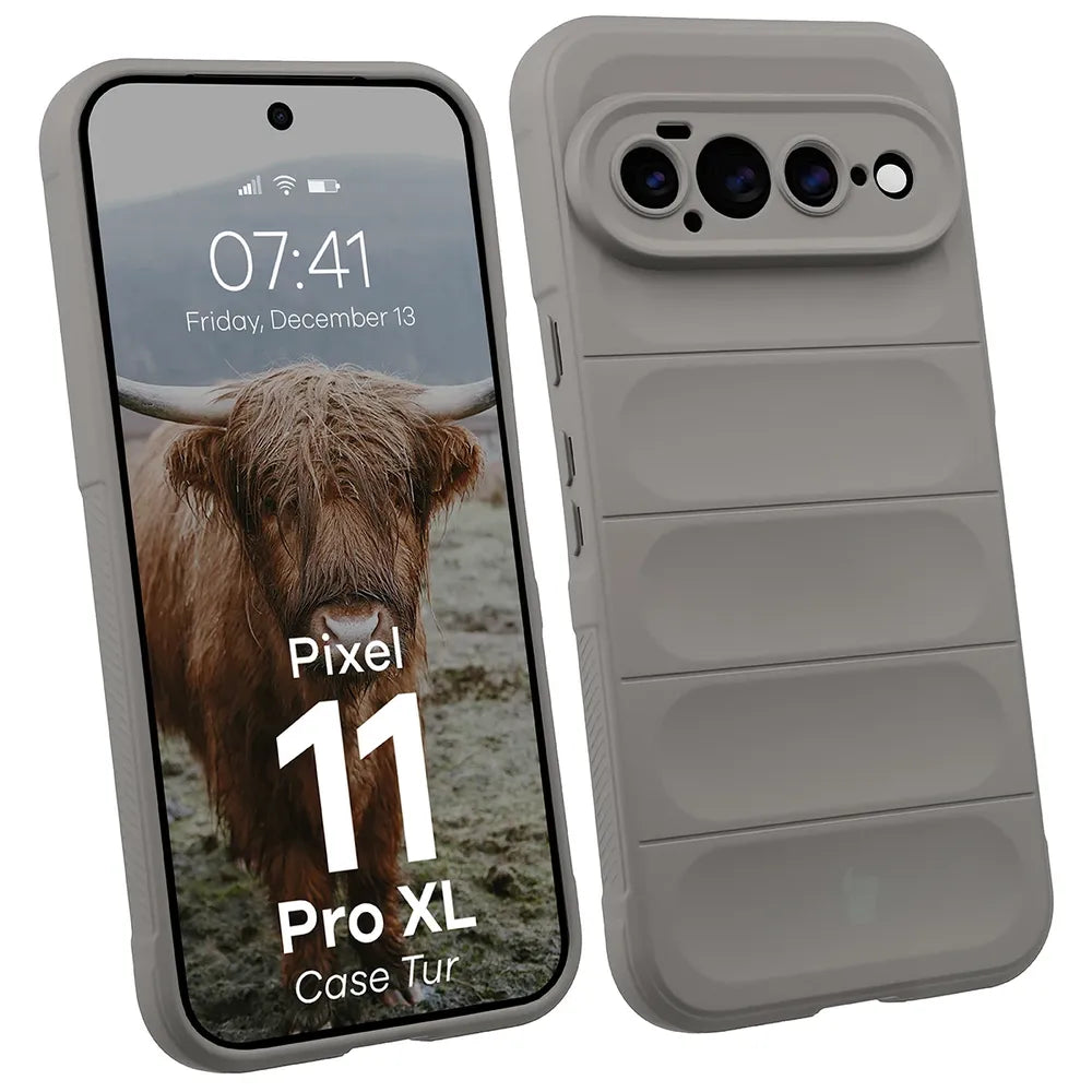 Robuste Handyhülle für Google Pixel 11 Pro XL, Bizon Case Tur, Hellgrau (1/8)