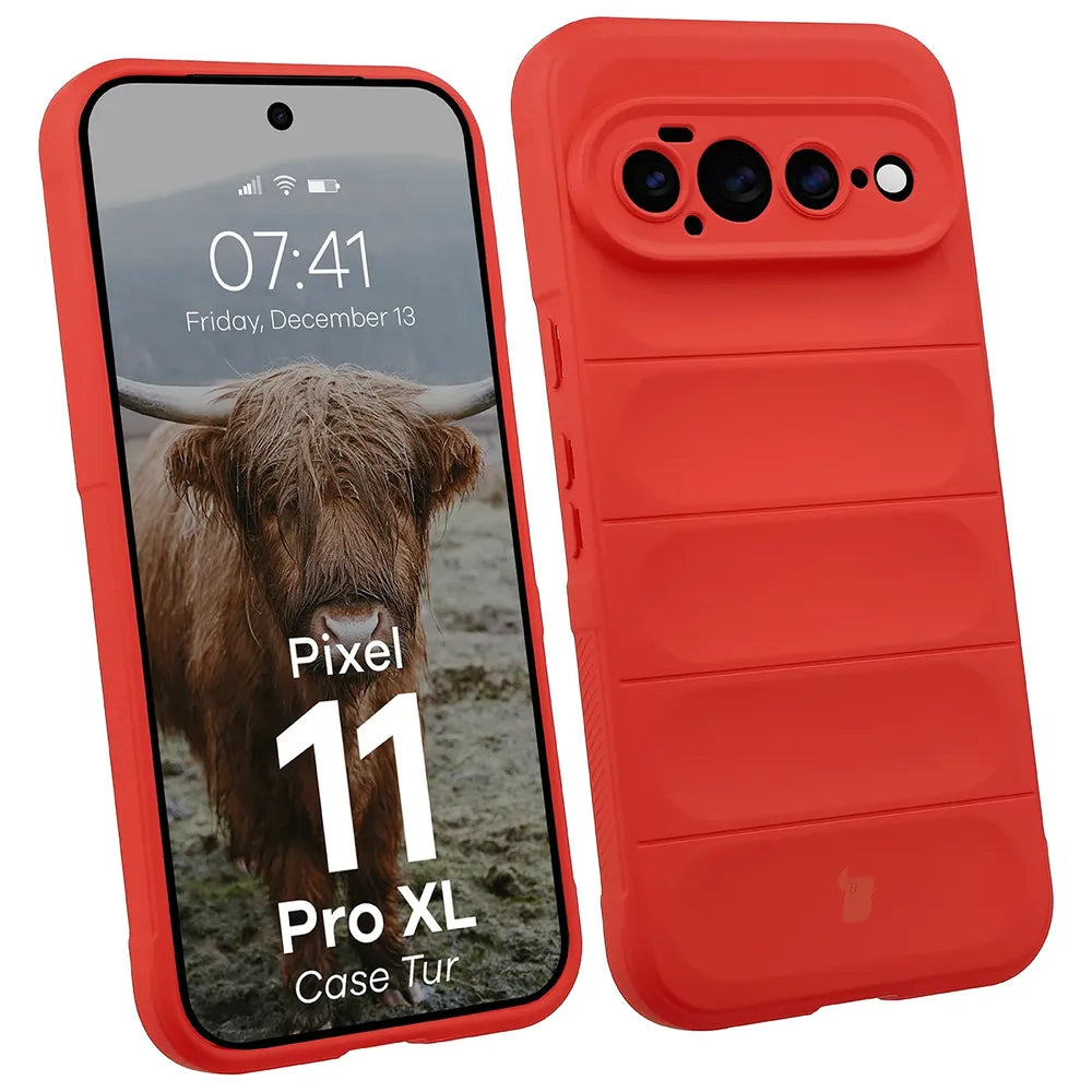 Robuste Handyhülle für Google Pixel 11 Pro XL, Bizon Case Tur, Rot (1/8)