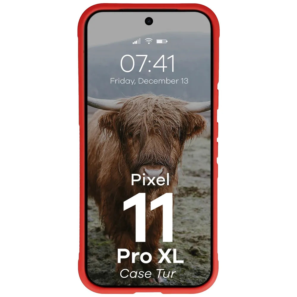 Robuste Handyhülle für Google Pixel 11 Pro XL, Bizon Case Tur, Rot (5/8)