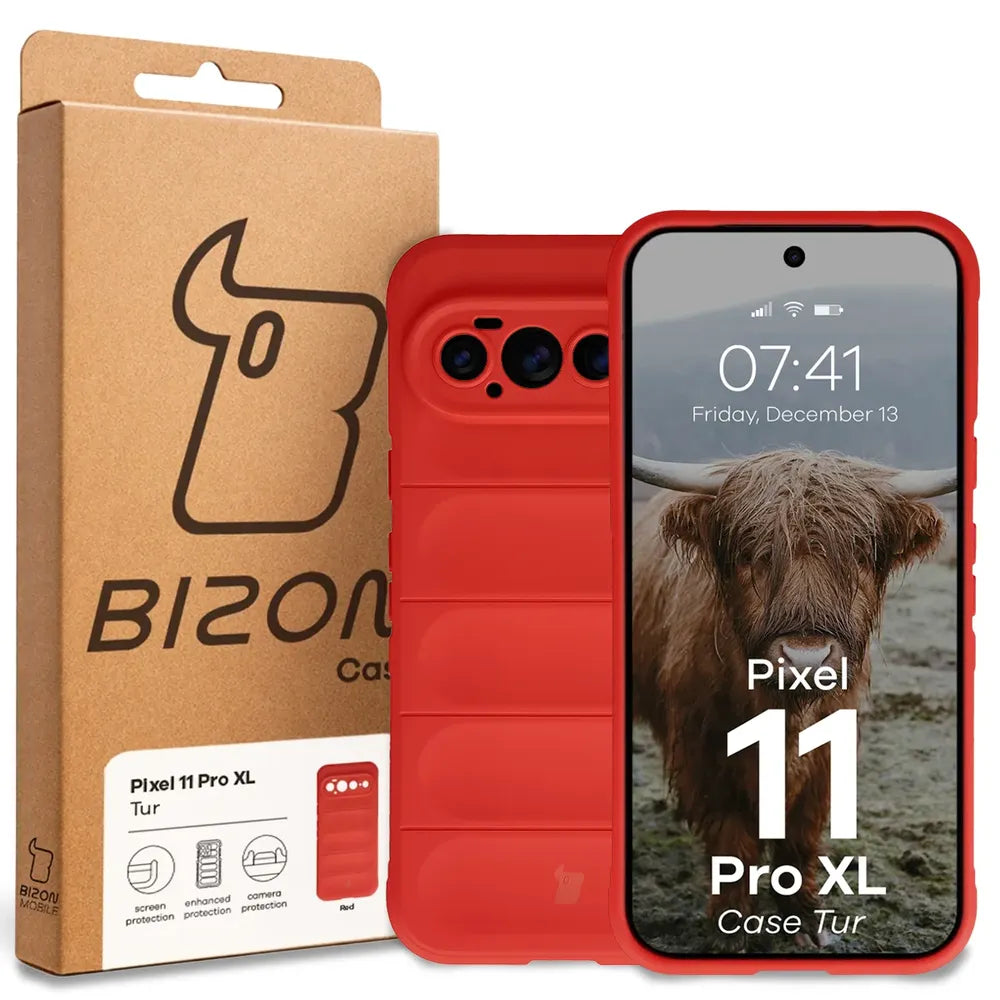 Robuste Handyhülle für Google Pixel 11 Pro XL, Bizon Case Tur, Rot (8/8)