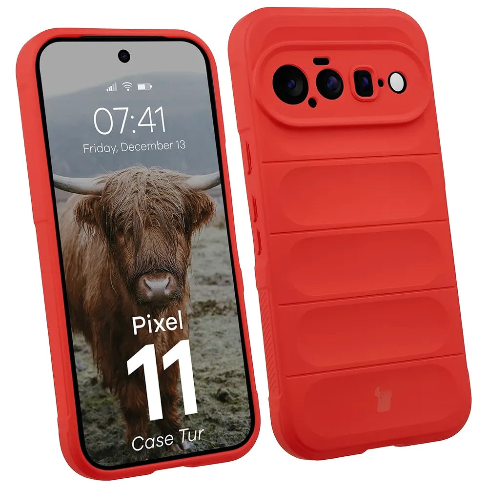 Robuste Handyhülle für Google Pixel 11, Bizon Case Tur, Rot (1/8)