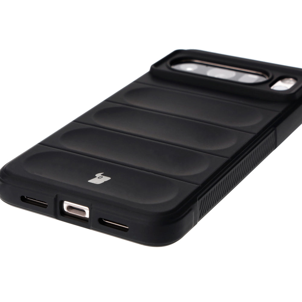 Robuste Handyhülle für Google Pixel 8 Pro, Bizon Case Tur, Schwarz