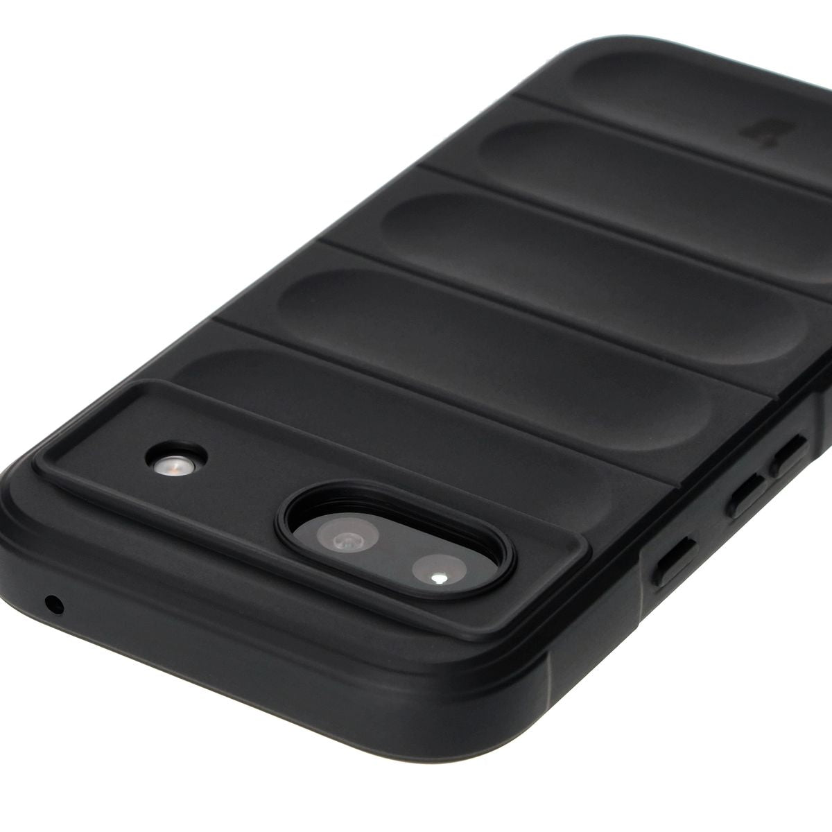 Robuste Handyhülle für Google Pixel 8a, Bizon Case Tur, Schwarz