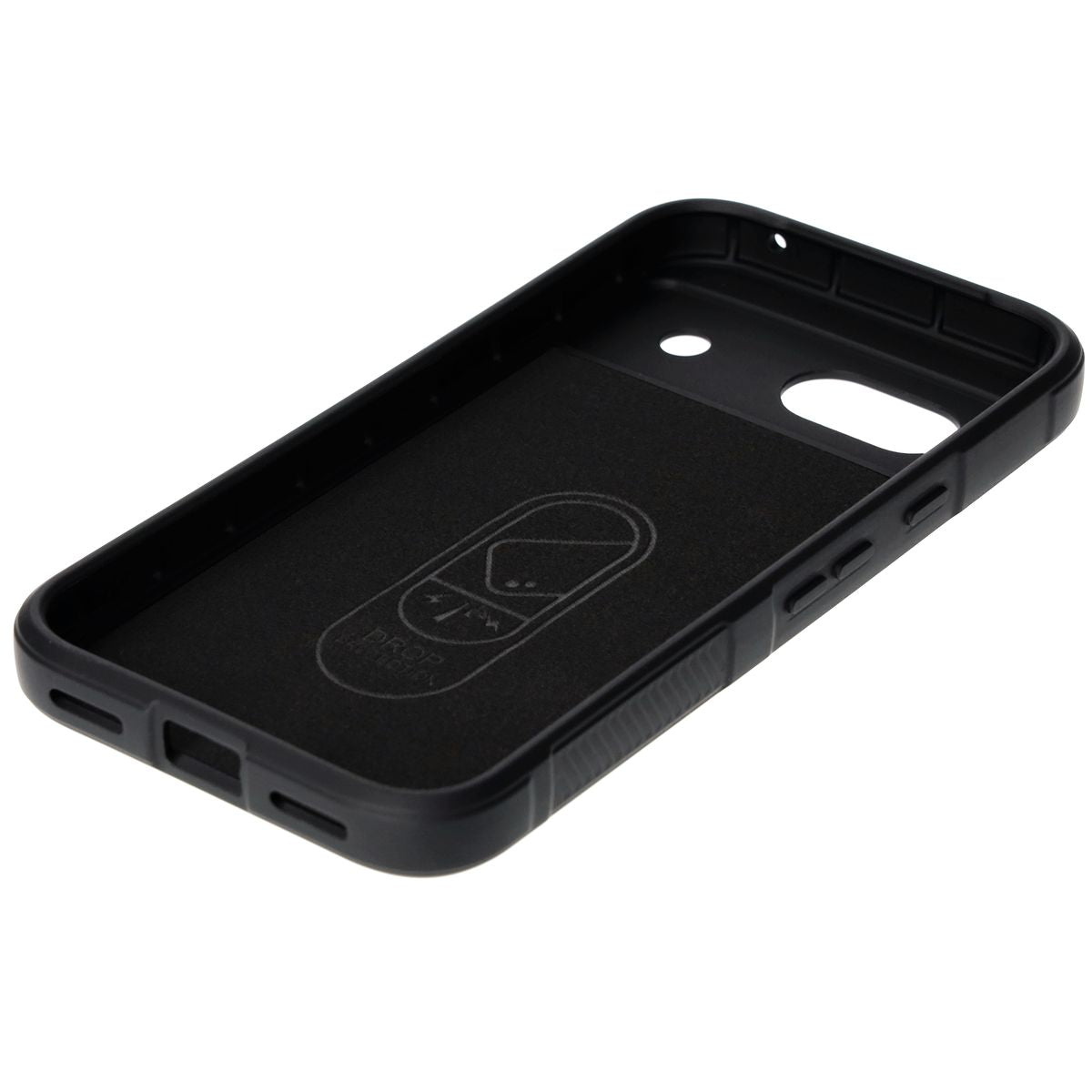 Robuste Handyhülle für Google Pixel 8a, Bizon Case Tur, Schwarz