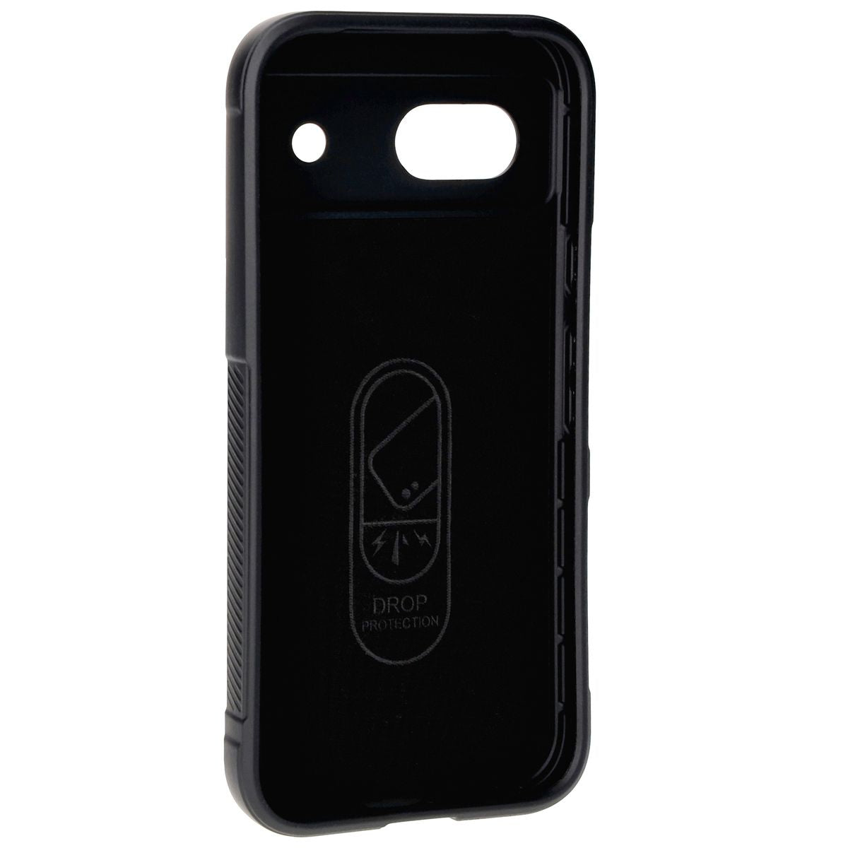 Robuste Handyhülle für Google Pixel 8a, Bizon Case Tur, Schwarz