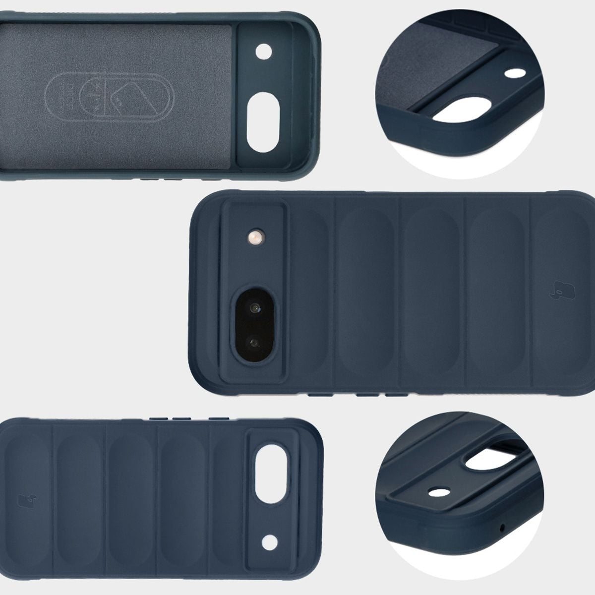 handyhülle pixel 8a Robuste Handyhülle für Google Pixel 8a, Bizon Case Tur, Dunkelblau