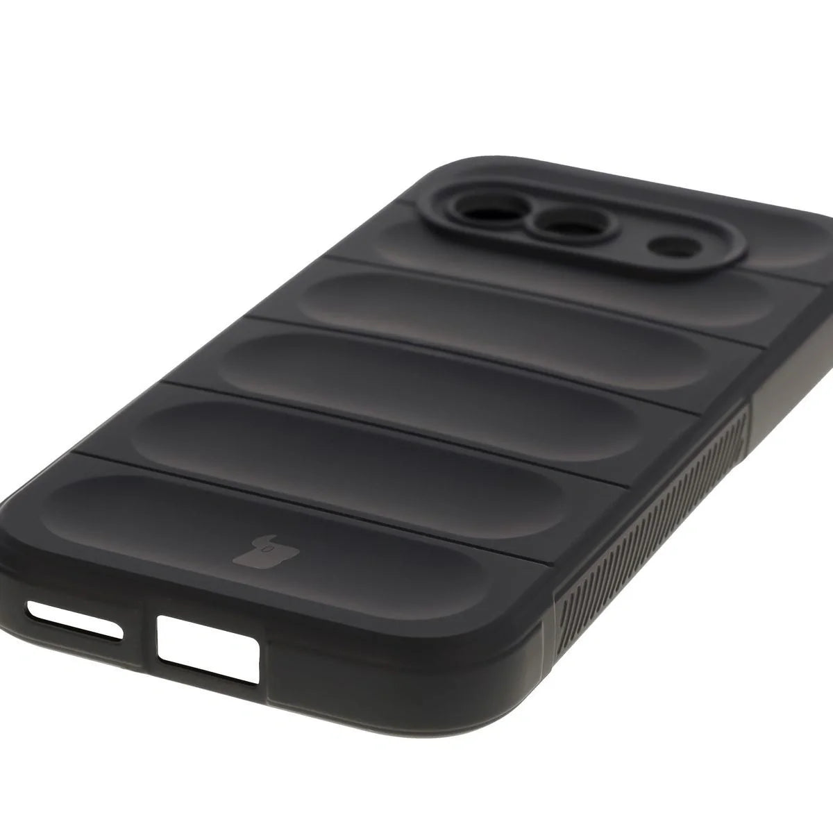 Robuste Handyhülle für Google Pixel 9a, Bizon Case Tur, Schwarz