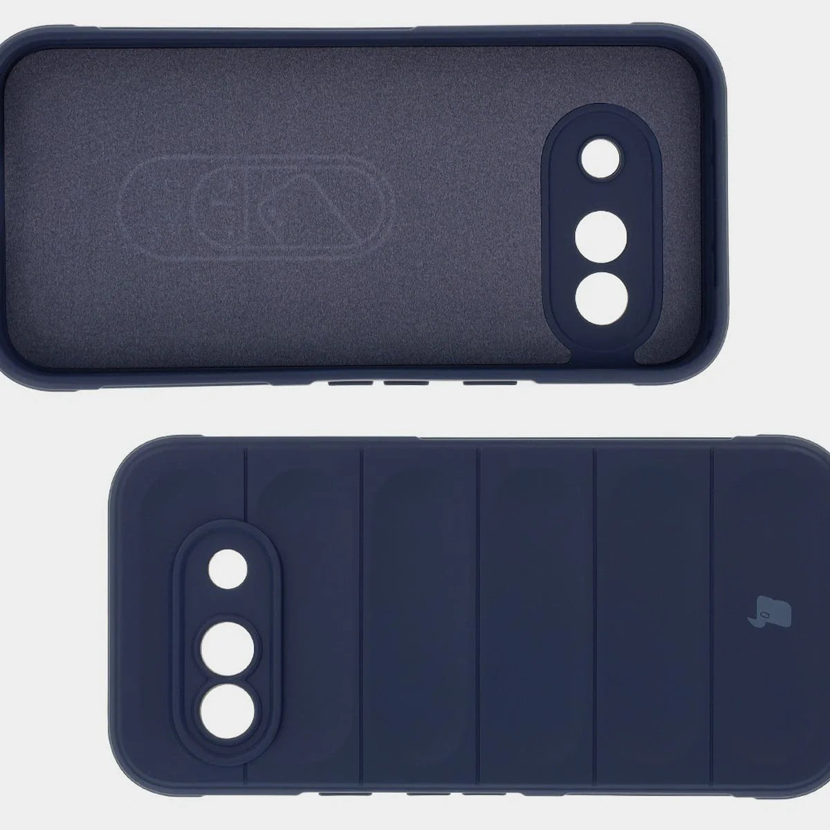 Robuste Handyhülle für Google Pixel 9a, Bizon Case Tur, Dunkelblau