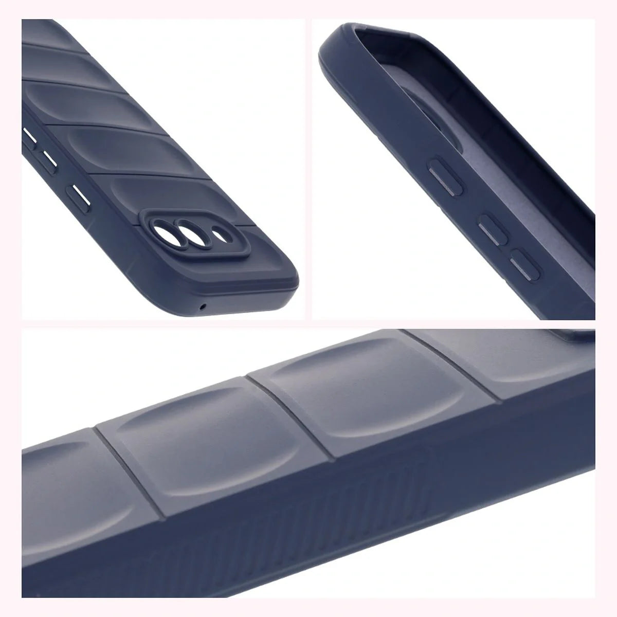 Robuste Handyhülle für Google Pixel 9a, Bizon Case Tur, Dunkelblau