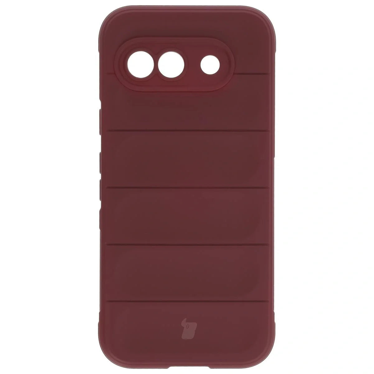 Robuste Handyhülle für Google Pixel 9a, Bizon Case Tur, Burgunderrot