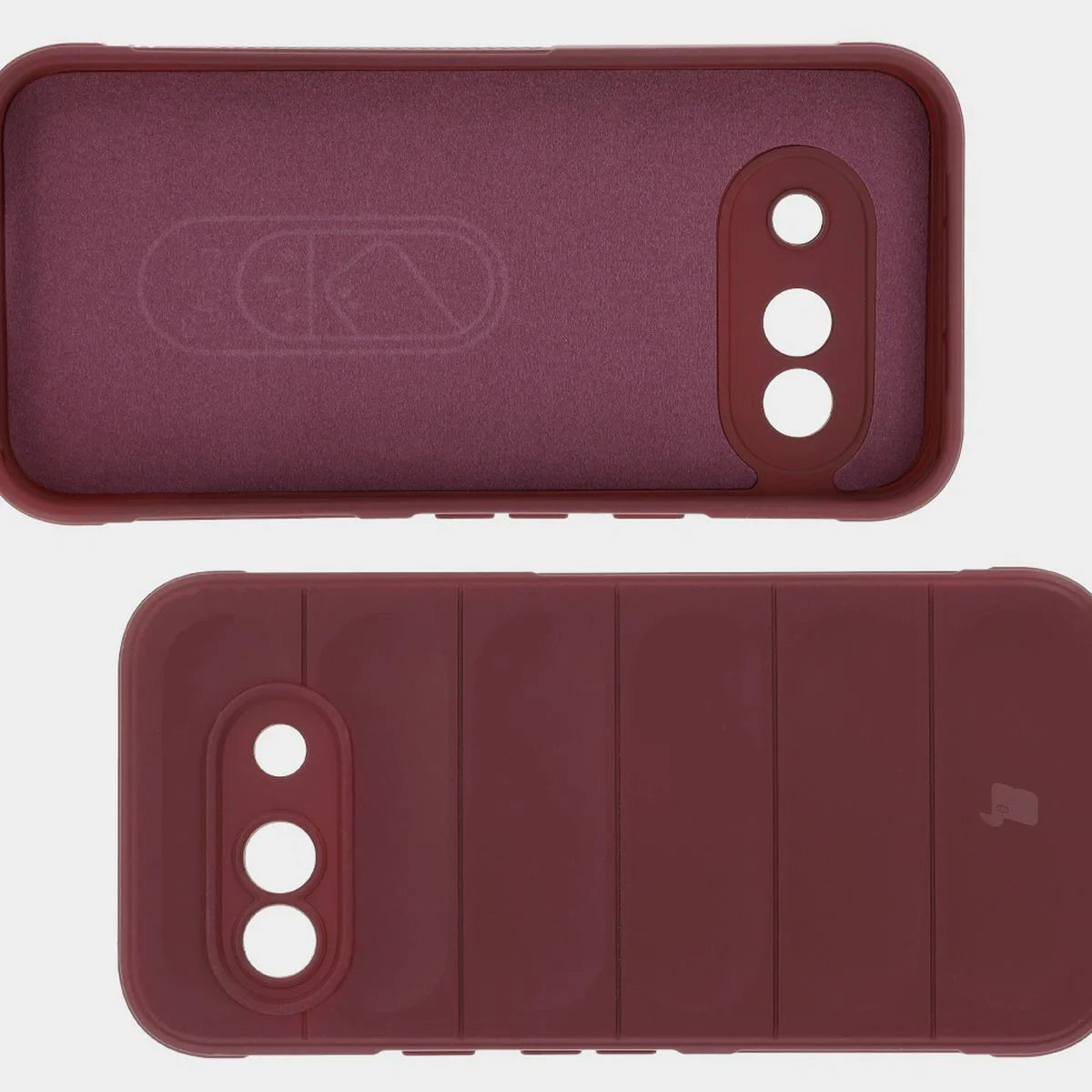 Robuste Handyhülle für Google Pixel 9a, Bizon Case Tur, Burgunderrot