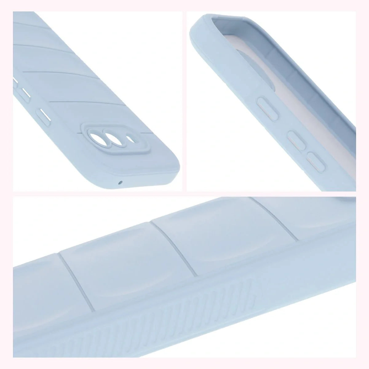 Robuste Handyhülle für Google Pixel 9a, Bizon Case Tur, Hellblau