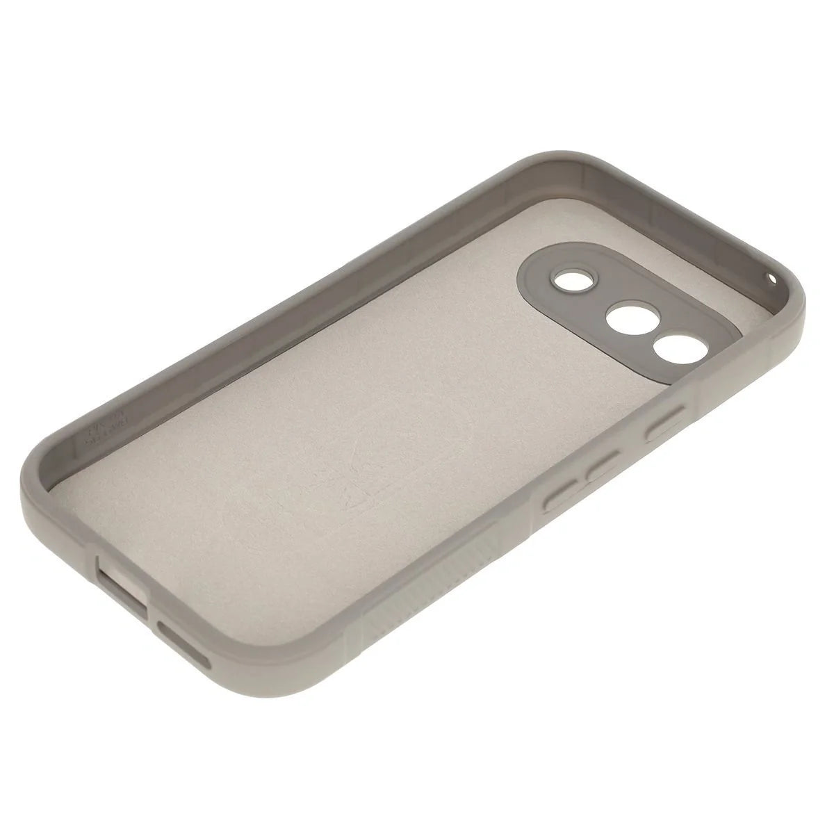 Robuste Handyhülle für Google Pixel 9a, Bizon Case Tur, Hellgrau